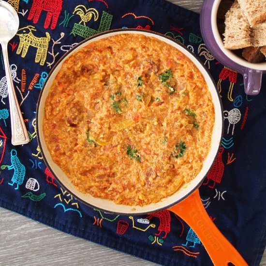 Chorizo Menemen (Turkish Eggs)