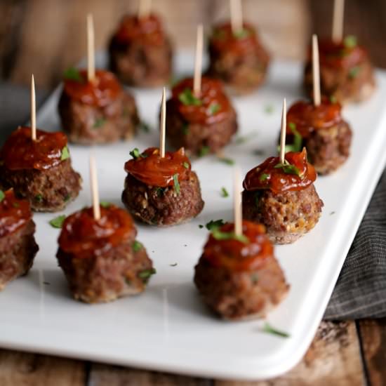 Chili Garlic Meatballs