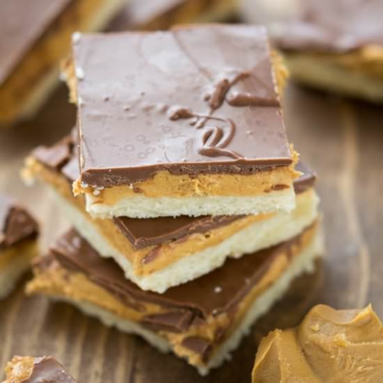 Homemade Tagalong Bars