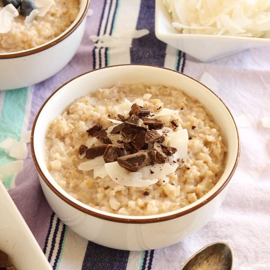 Spiced Coconut Oatmeal