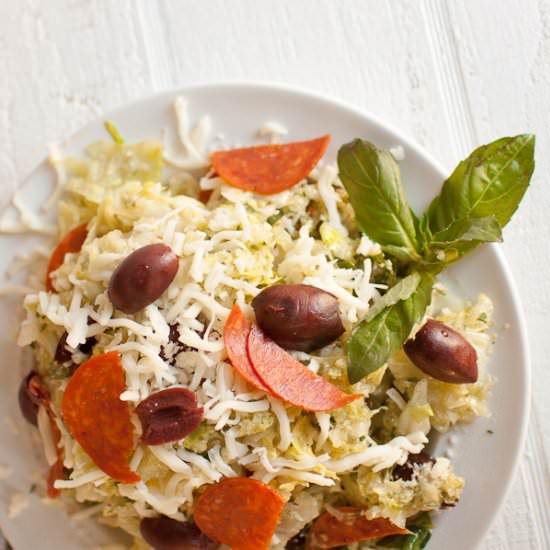 Chopped Pepperoni Salad