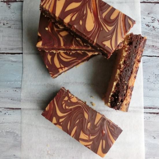 Peanut Butter Brownie Bars