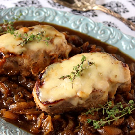 French Onion Pork Chops