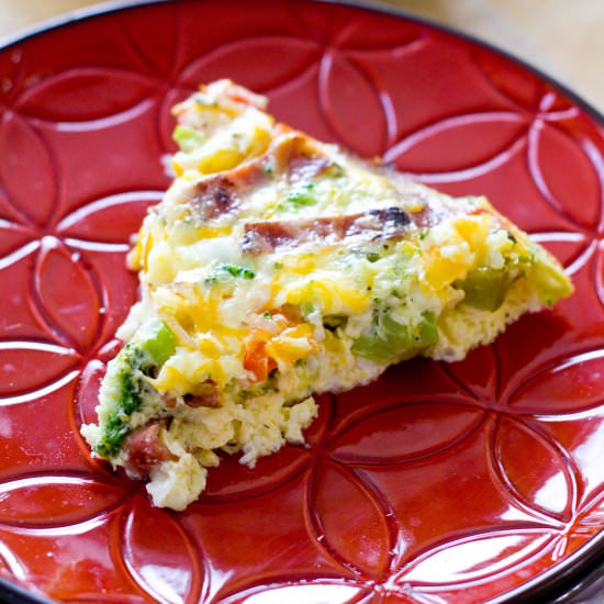 Skinny Crustless Quiche