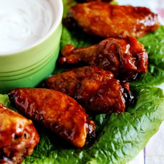 Oven-Baked Hot Wings