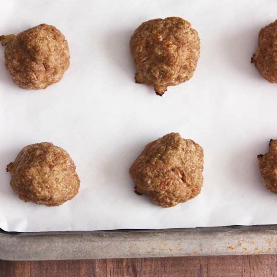 Homemade Turkey Meatballs
