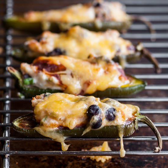 BBQ & Bean Jalapeno Poppers