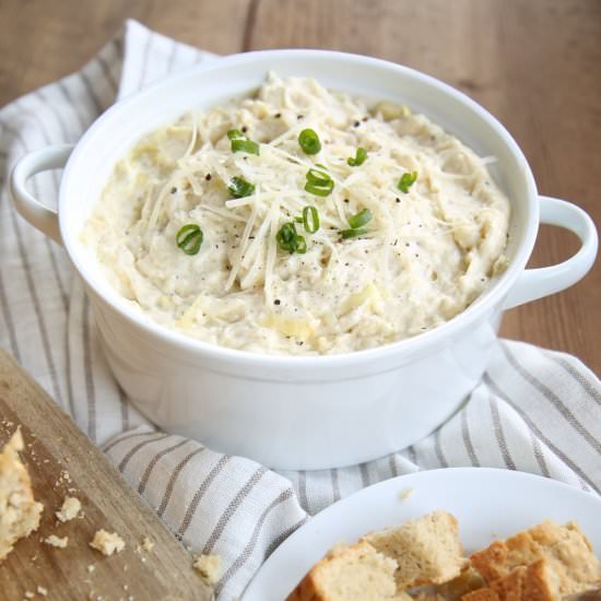 Easy Chokes and Cheese Dip