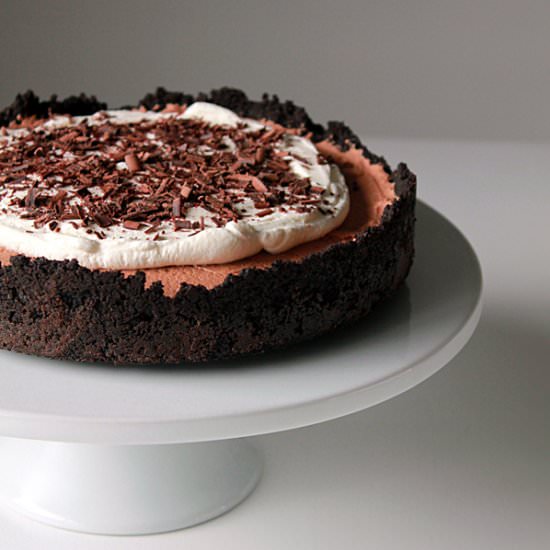 French Chocolate Silk Pie