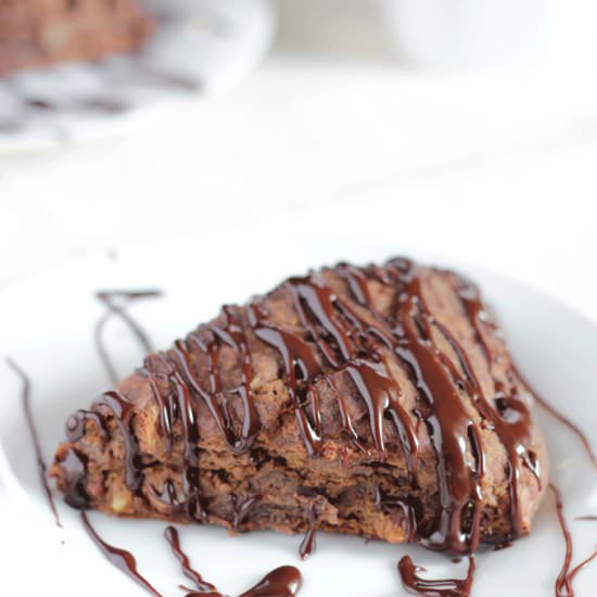 Milk Stout Triple Chocolate Scones