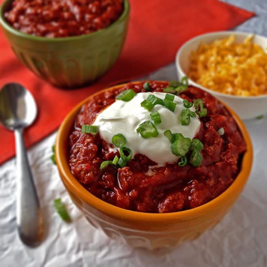 Four Ingredient Chili