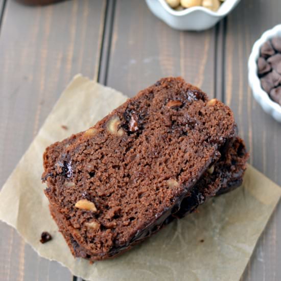 Chocolate Hazelnut Quick Bread