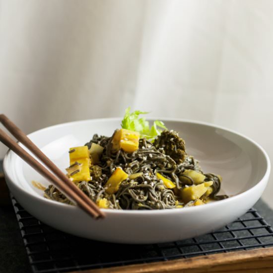 Delicata Squash & Broccoli Coconut