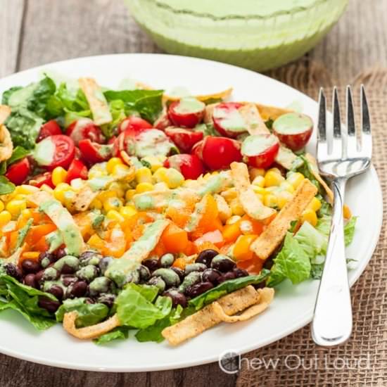 Southwestern salad cilantro lime