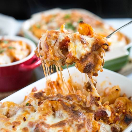 Cheesy Baked Pasta