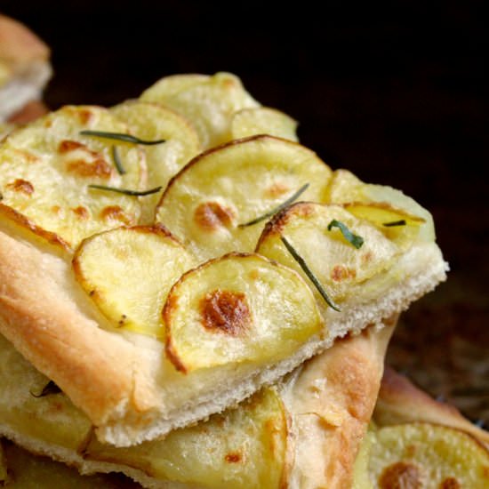 authentic italian potato pizza