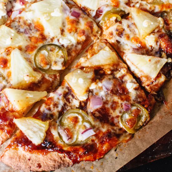 Barbecue Pineapple Jalapeño Pizza