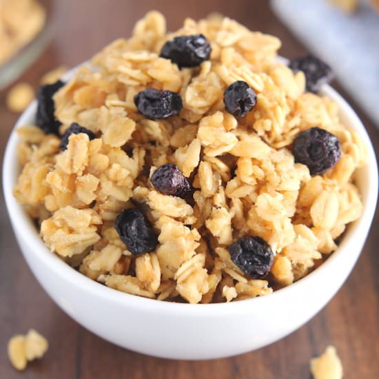 Blueberry Maple Almond Granola