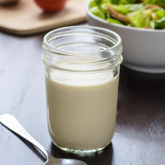 Skinny Homemade Caesar Dressing