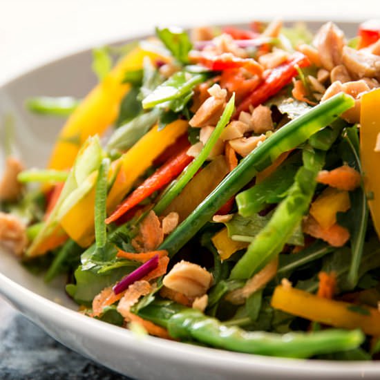 Thai Peanut Ginger Chopped Salad