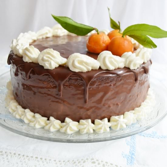 Clementine jelly cake