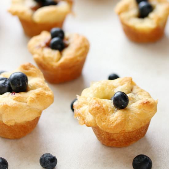 Blueberry Cheese Tarts