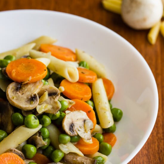 Pasta with vegetables