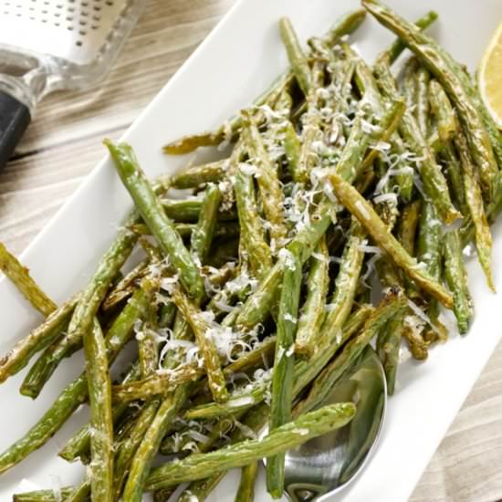 Lemon Roasted Green Beans