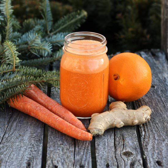 Orange, Carrot and Ginger Juice