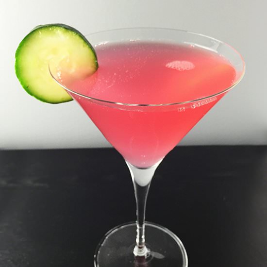 Cucumber Blueberry Cosmo