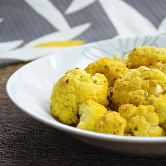 Turmeric Roasted Cauliflower