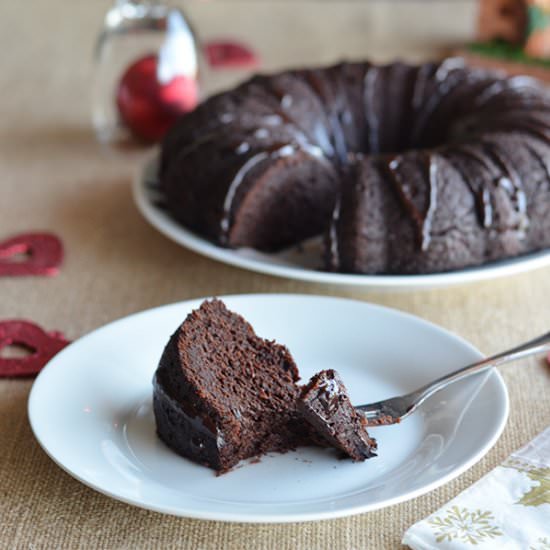Drunken Chocolate Fruit cake