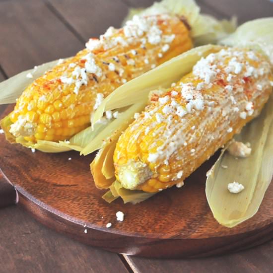 Mexican-Style Grilled Corn