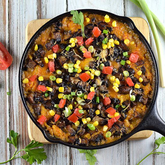 Cheesy Vegan Mexican Rice Casserole