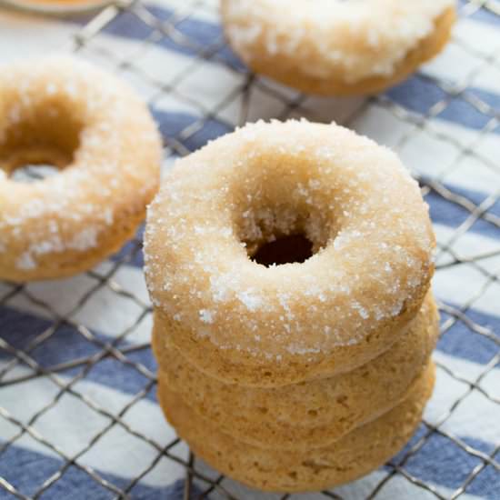 Bourbon-Sugar French Toast Donuts