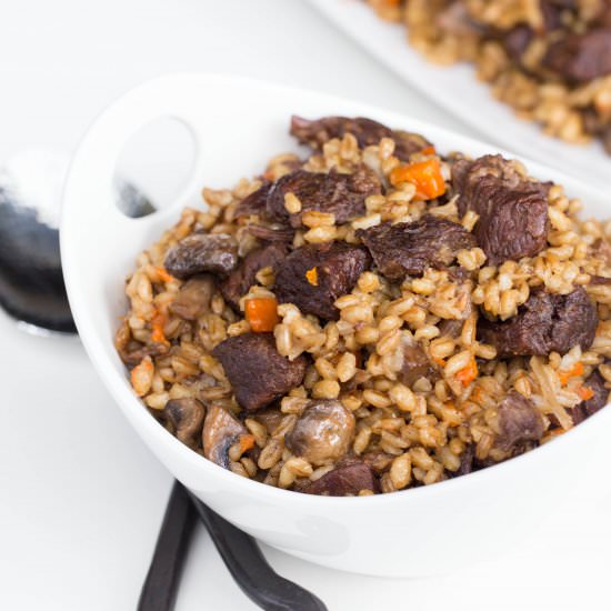Slow-Cooker Beef and Barley Recipe