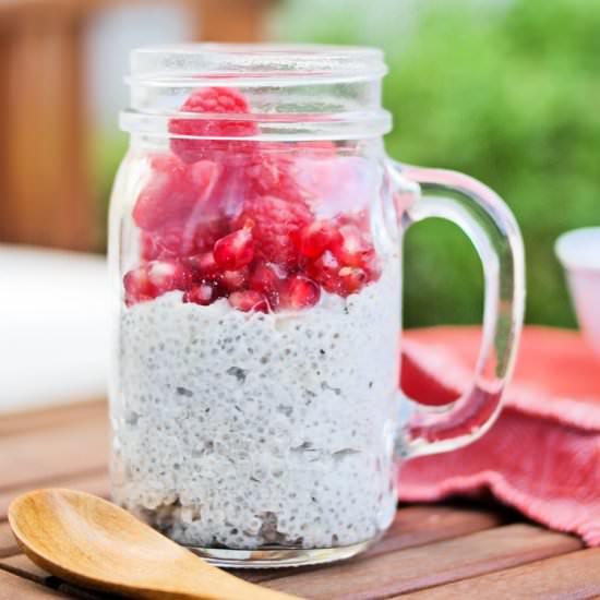 Overnight Coconut Chia Seed Pudding
