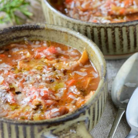 Mushroom And Tomato Soup