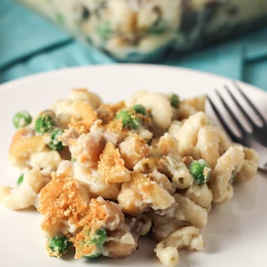 Vegan Chicken Noodle Casserole