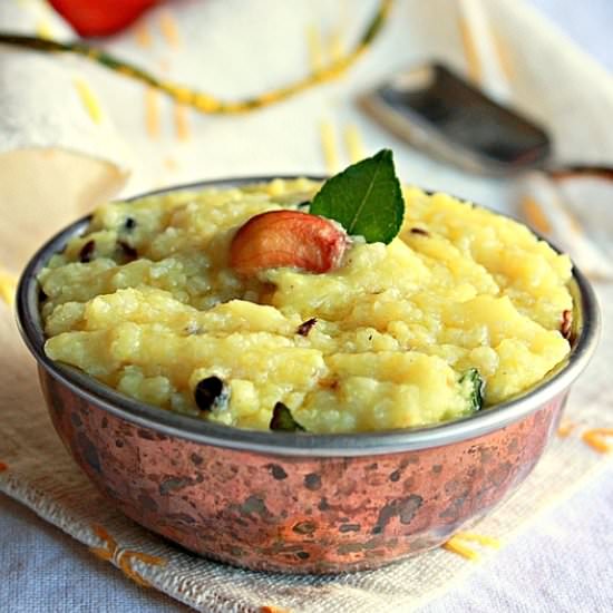 Millet Pongal (Pudding)