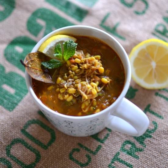 Sprouted Mung Beans Curry