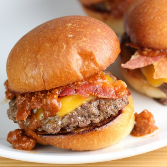 Chili Cheese Sliders