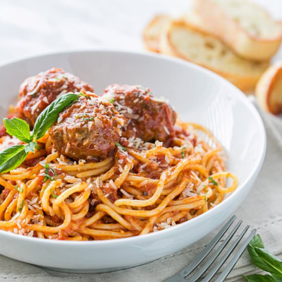 Spaghetti and Meatballs