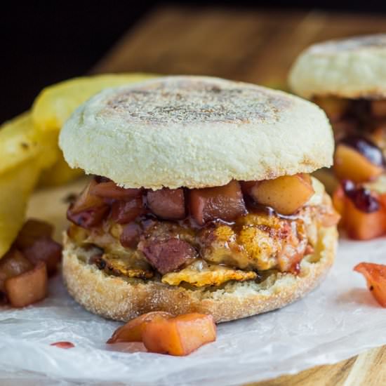 Chicken Cordon Bleu Burgers