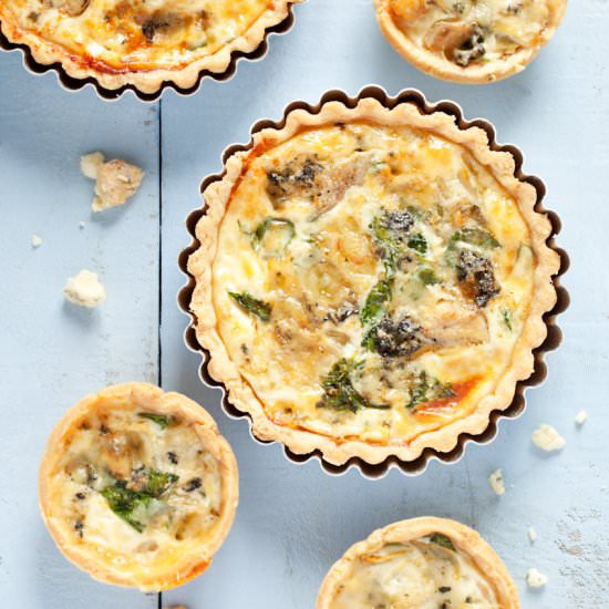 Blue Cheese & Artichoke Tarts