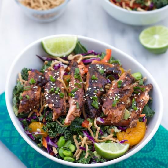 Asian Miso Salmon Salad