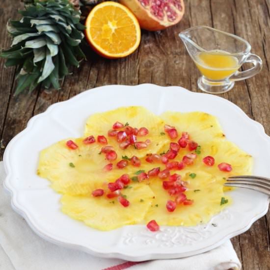 Pineapple Pomegranate, Orange Carpaccio