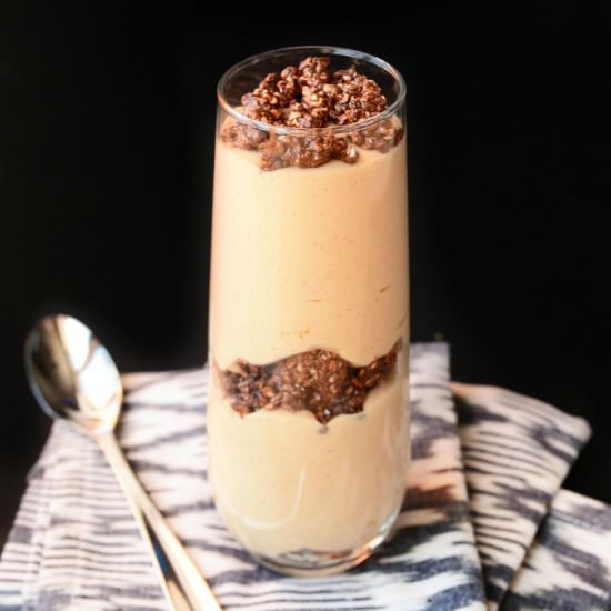 Peanut Butter Mousse Parfait