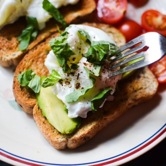Poached Egg and Avocado Toast