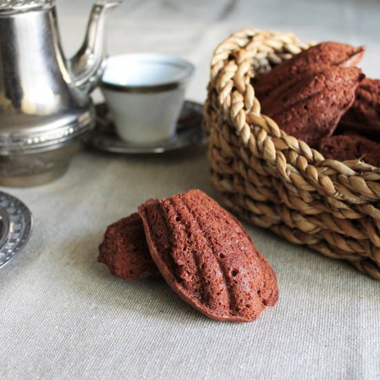 Chocolate and Spices Madeleines